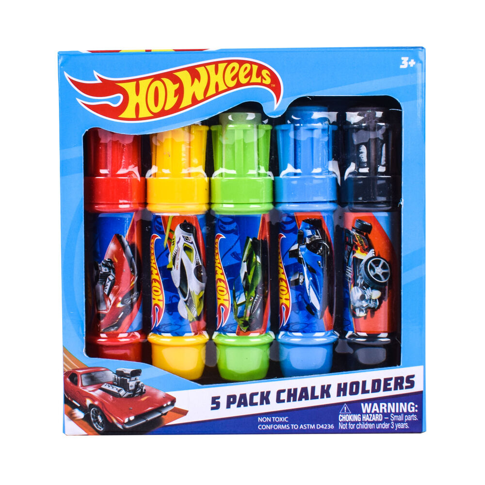 320498-5pc-hot-wheels-jumbo-chalk-holders-w-chalk-kids-outdoor-toy-3y