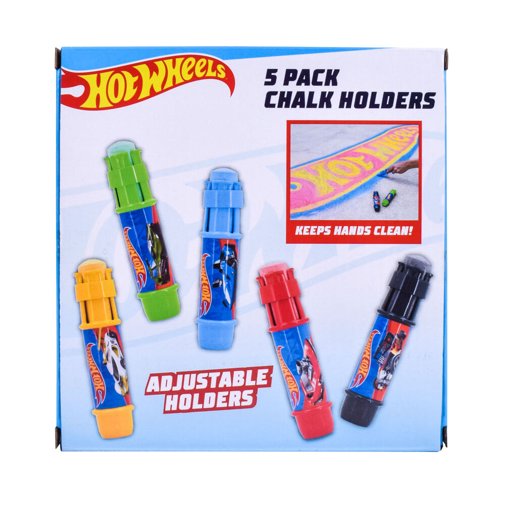 320498-5pc-hot-wheels-jumbo-chalk-holders-w-chalk-kids-outdoor-toy-3y