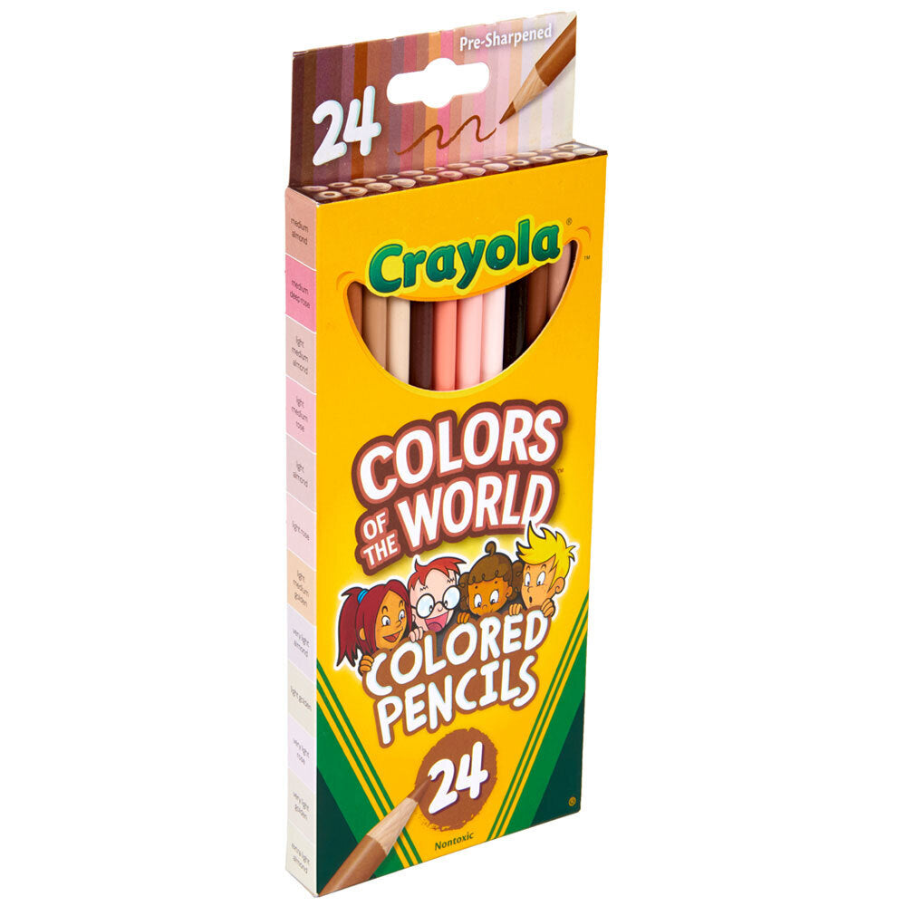 Crayola Colours Of The World Non Toxic Coloured Pencils Arts Craft Kids 3y+ (96 Pieces) — image 3