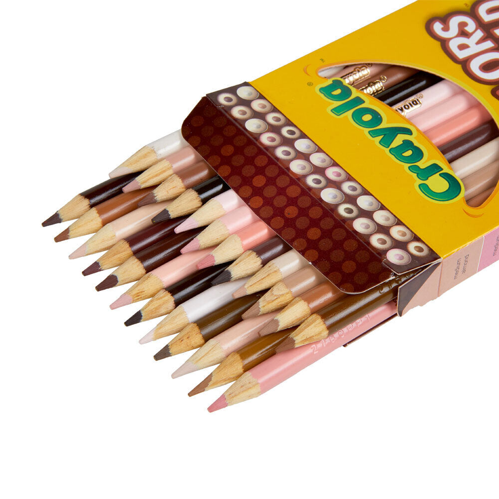 Crayola Colours Of The World Non Toxic Coloured Pencils Arts Craft Kids 3y+ (96 Pieces) — image 4