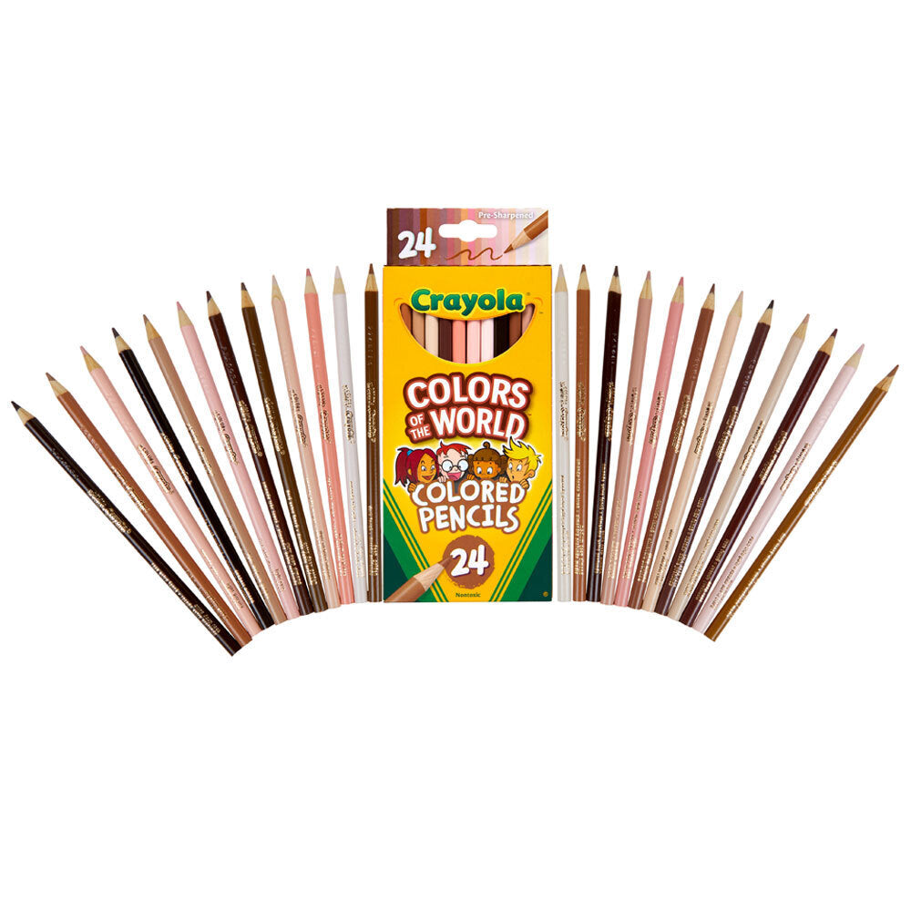 Crayola Colours Of The World Non Toxic Coloured Pencils Arts Craft Kids 3y+ (96 Pieces) — image 6