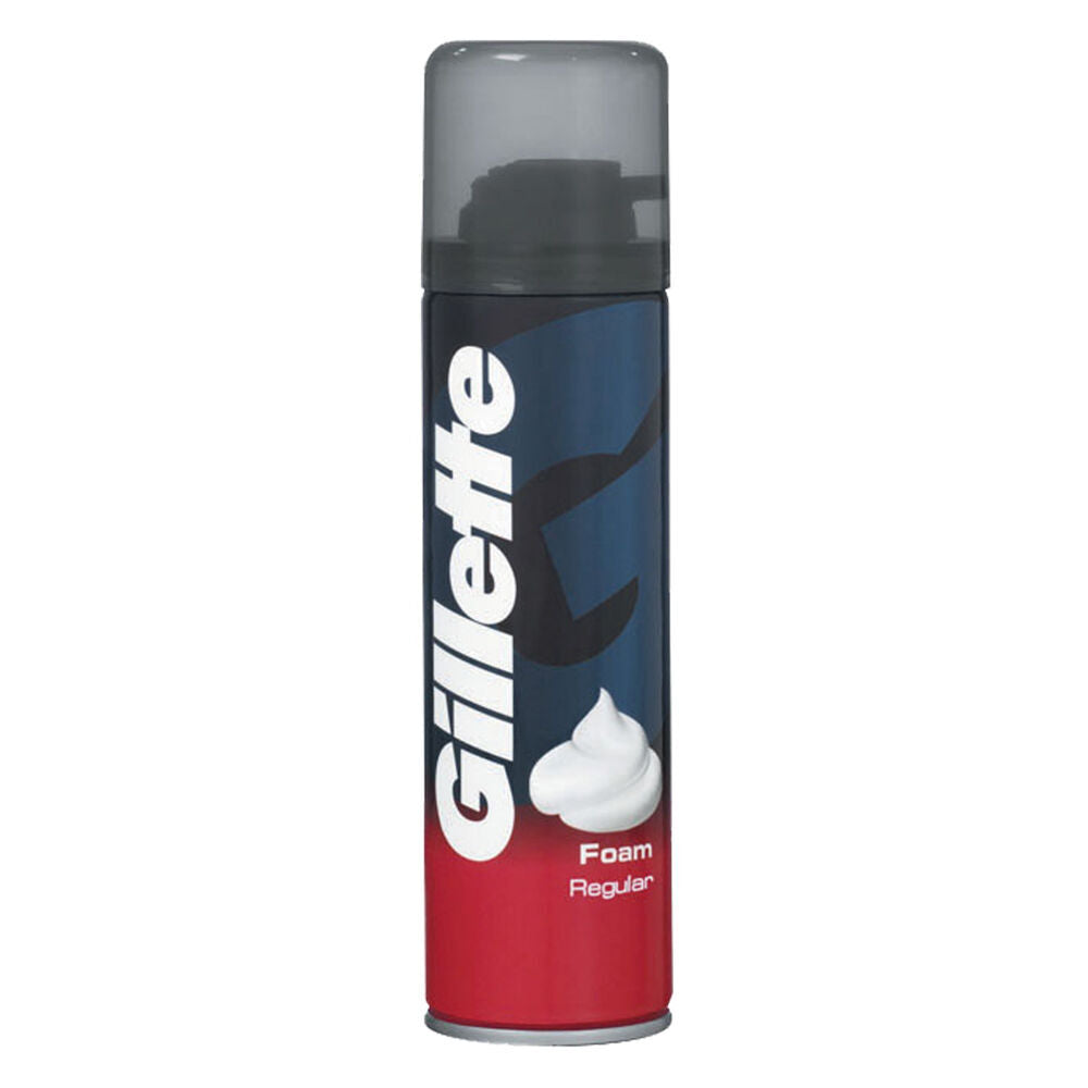 Gillette Grooming Shaving Foam Regular 200ml For All Skin Types Men (12 Pack) — image 2