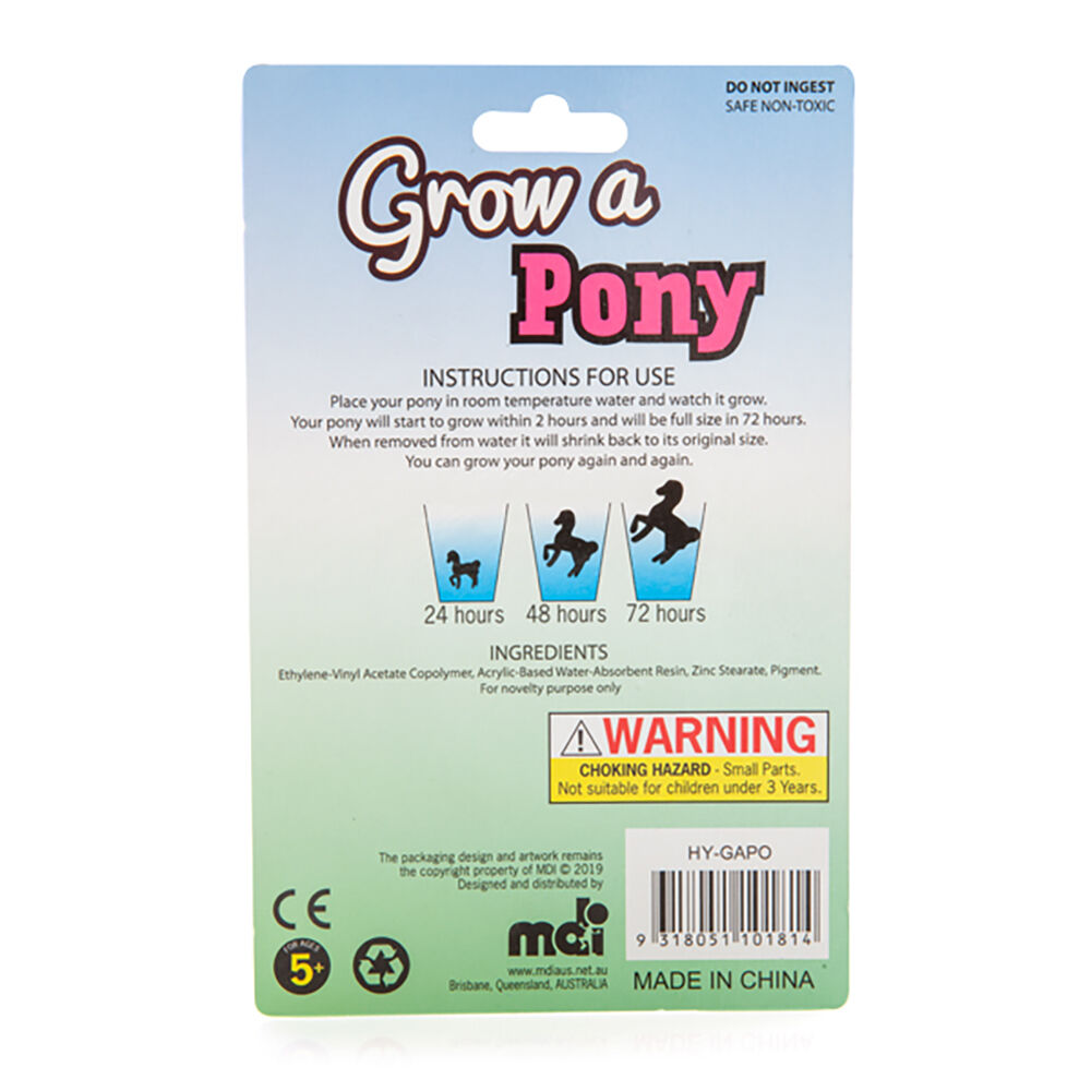 Mdi Grow a Pony Kids Activity Fun Play Interactive/Educational Toy — image 3