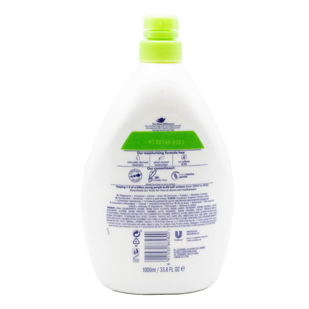 Dove Cucumber & Green Tea Hydrating Care Refreshing 1000ml Body Wash — image 2