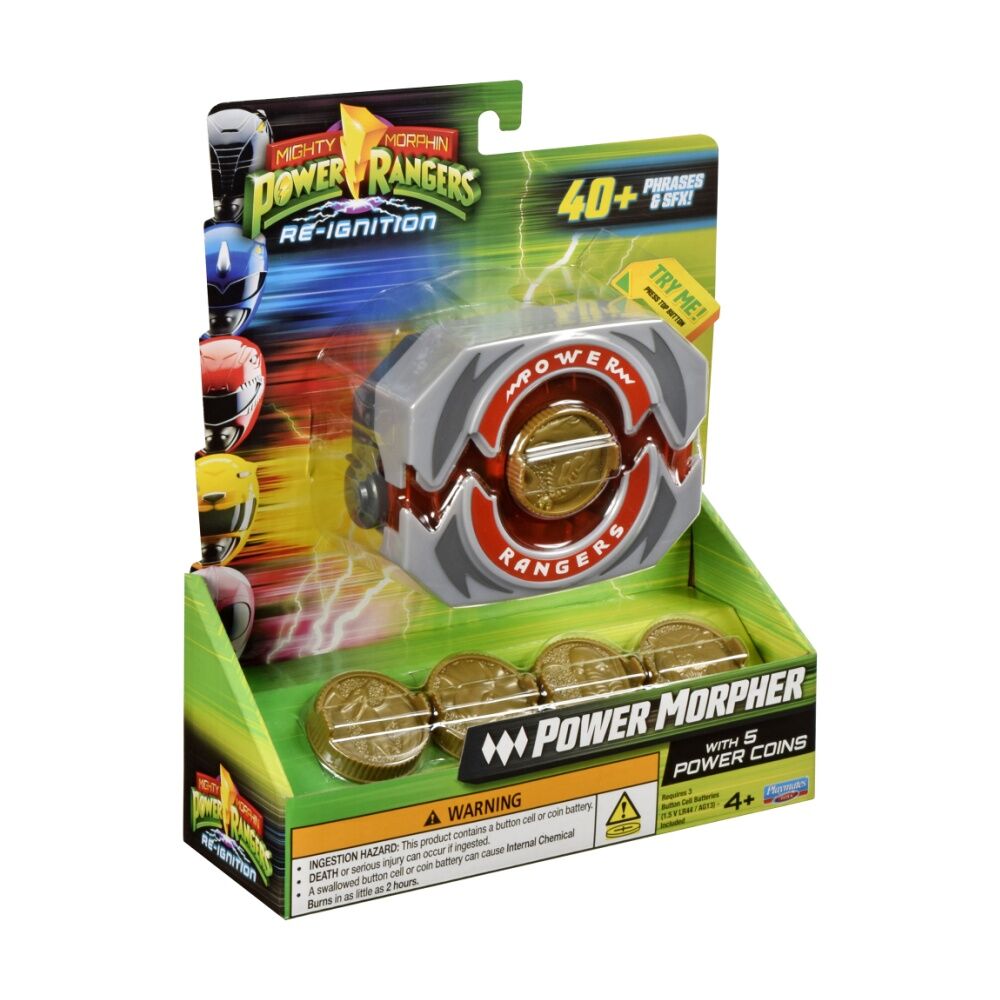 Power Rangers Morpher Deluxe Buckle w/ 5 Coins Kids Toy — image 10