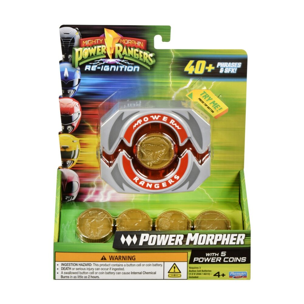 Power Rangers Morpher Deluxe Buckle w/ 5 Coins Kids Toy — image 9