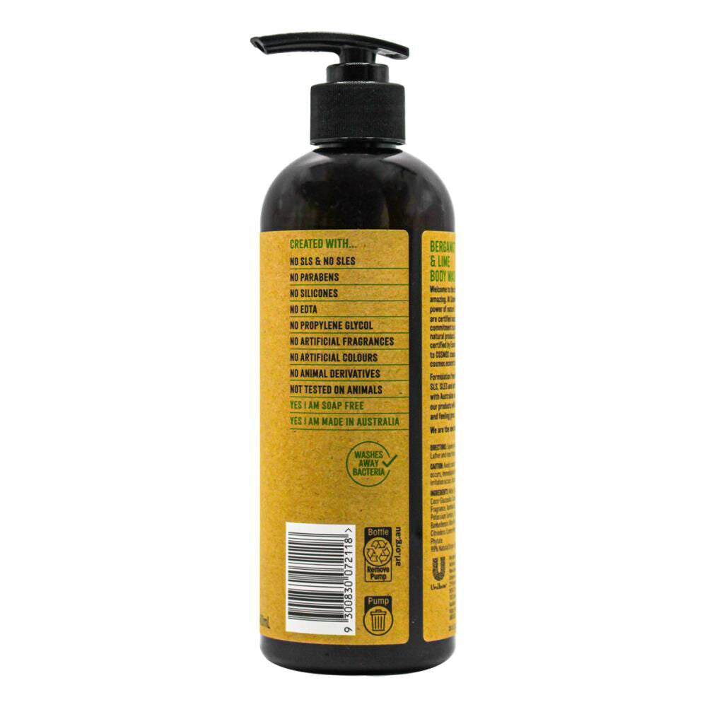 Schmidts Bergamot & Lime w/ Lemon Myrtle Bath Care 400ml Body Wash — image 2