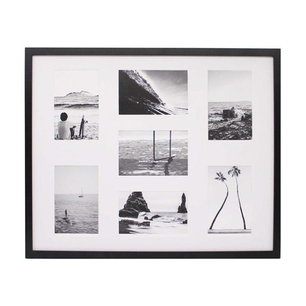 Braz Venice Collage Image Photo Document Display Frame 40x50cm Black