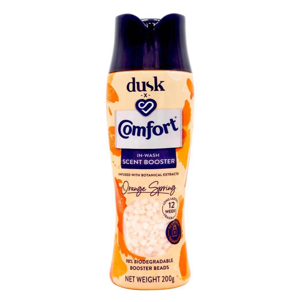 Comfort Fabric Freshener In Wash Scent Booster Dusk Orange Spring 200g