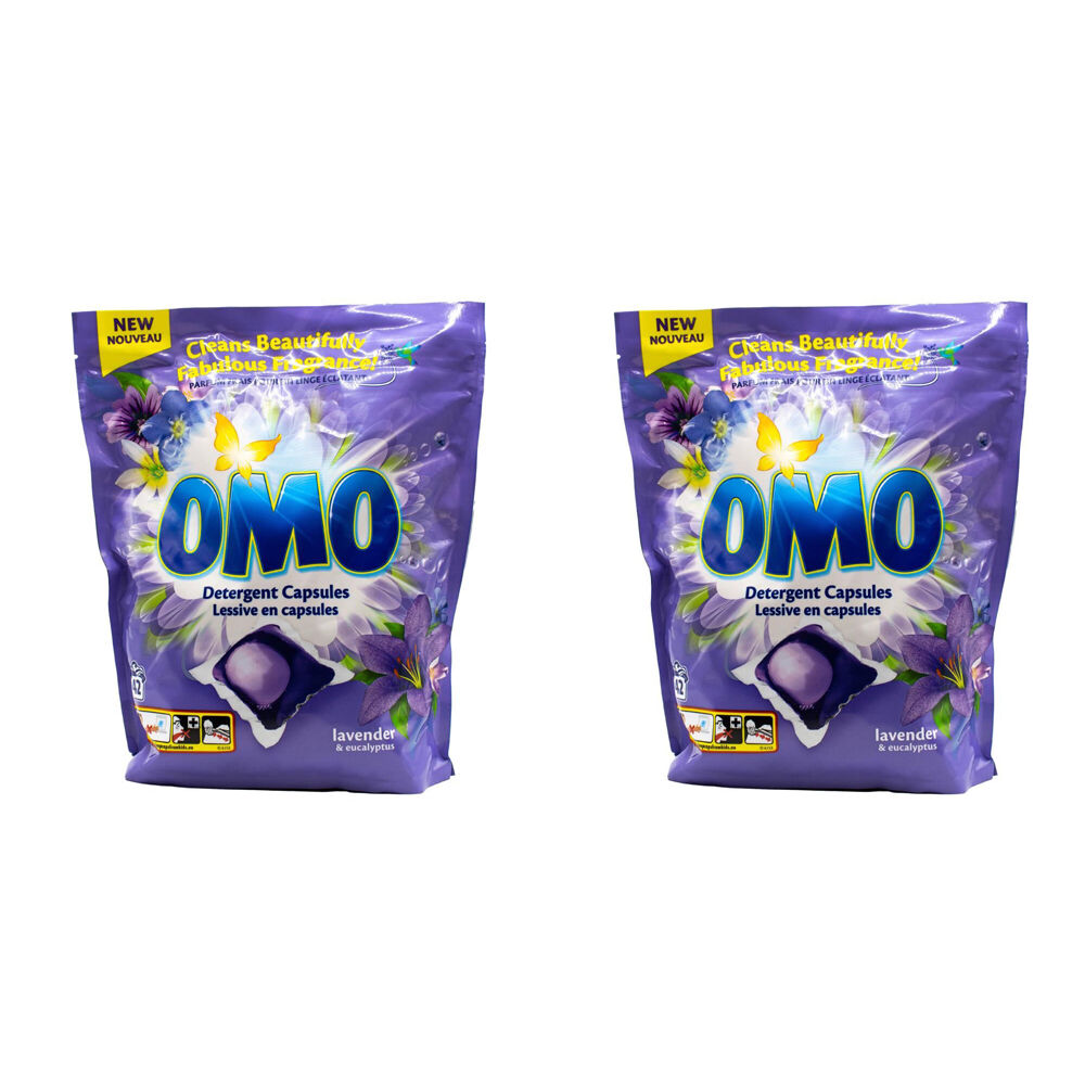 Omo 84pc Detergent Laundry CapsulesLavender And Eucalyptus2 x 42pc