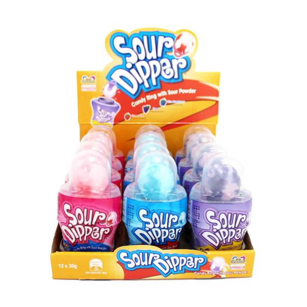Kidsmania Sour Dipper 30g Fruit Flavour Lollies/Gummies - Assorted — image 3
