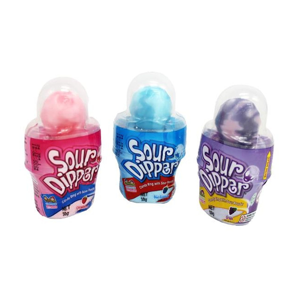 Kidsmania Sour Dipper 30g Fruit Flavour Lollies/Gummies - Assorted — image 4