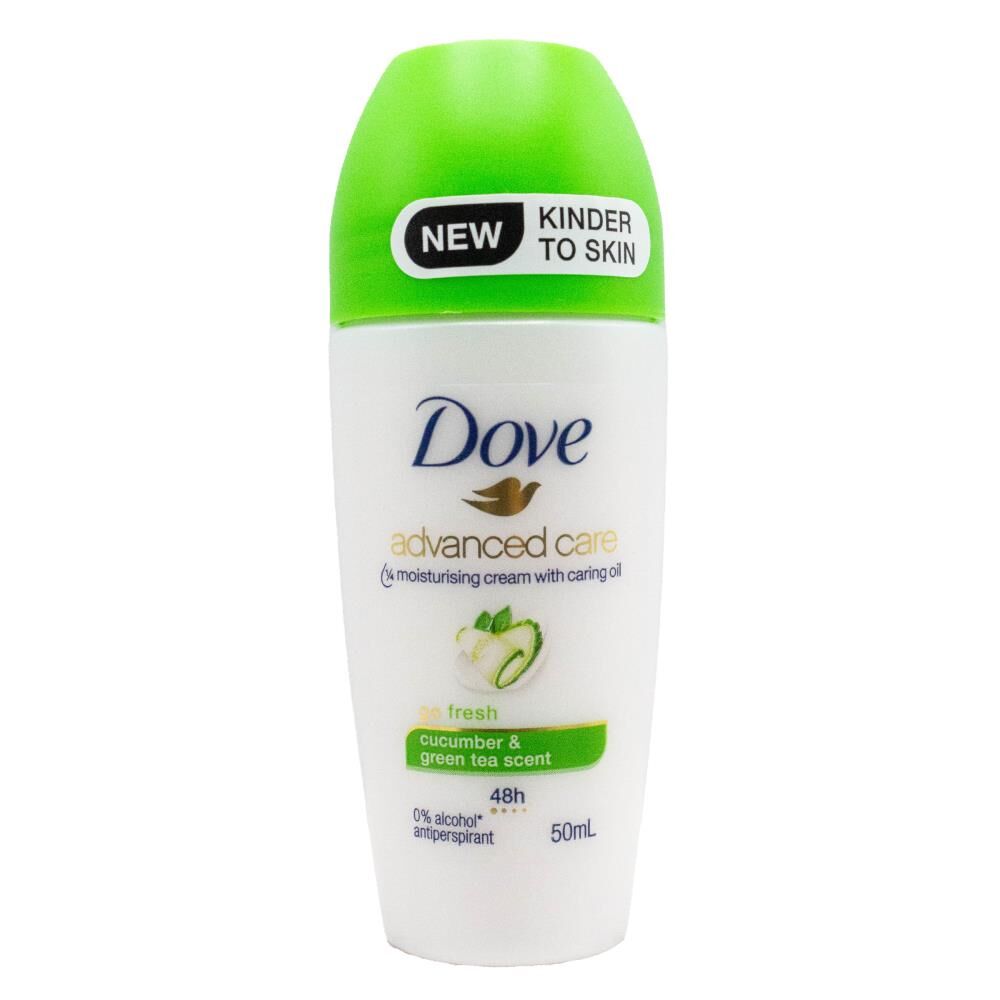 Dove 50ml Cucumber Green Tea Antiperspirant Roll-On Deodorant 48 Hour