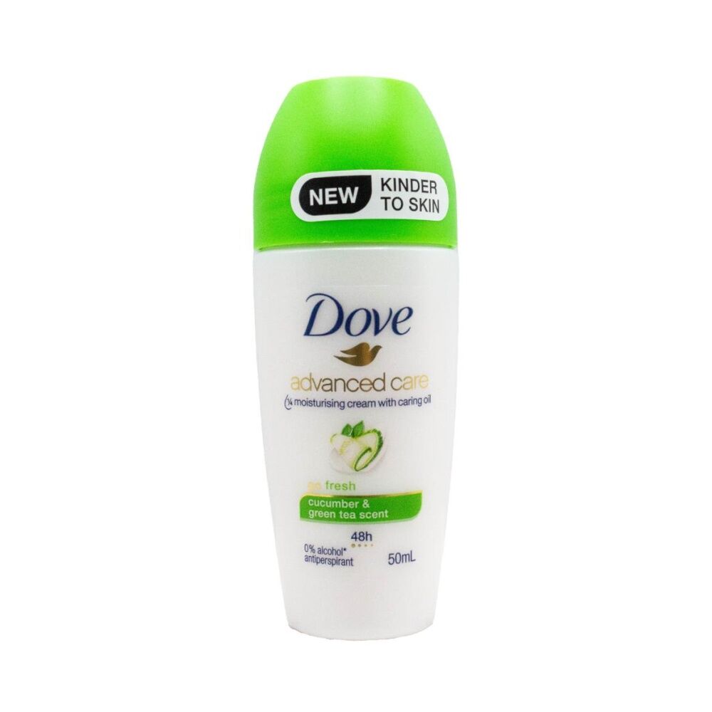 Dove Antiperspirant Roll-On Deodorant 48 Hour 50ml Cucumber Green Tea (12 Pack) — image 2