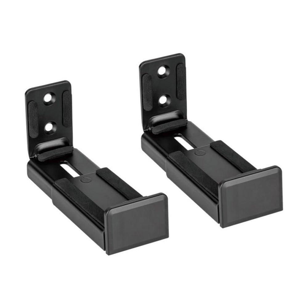 Goobay Soundbar Wall Mount Universal Adjustable Speaker Bracket Black (2 Pieces)