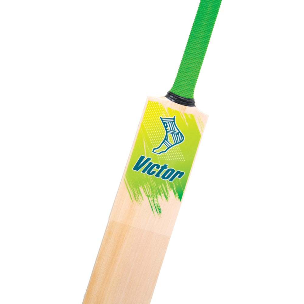 Victor Sports Kashmir Willow Beginner Cricket Bat Academy Green/Yellow Size 3 — image 7