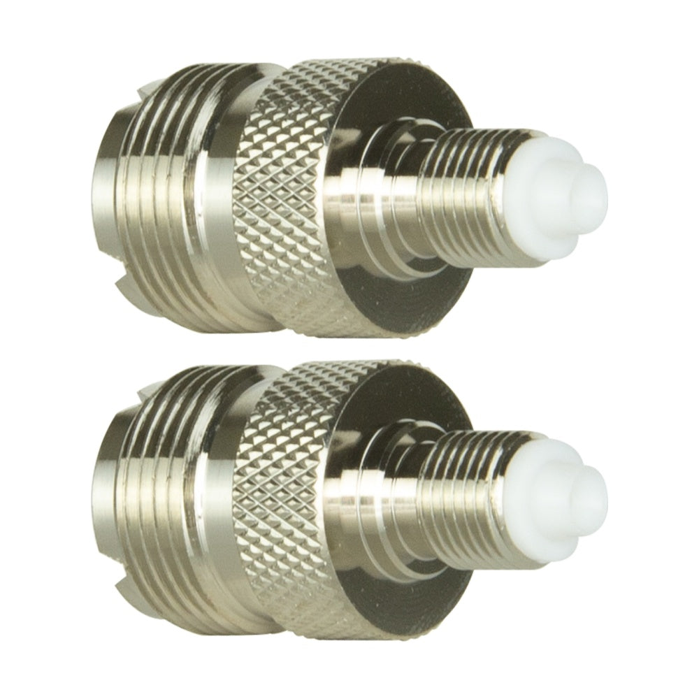 Gme UHF Female SO239 to FME Female CB Radio Antenna Cable Adaptor Gme (2 Pack)