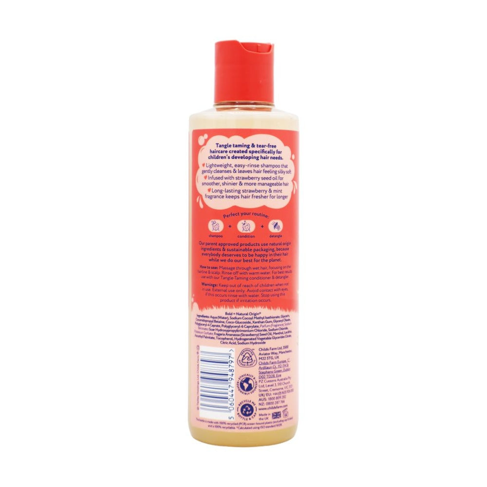 Childs Farm Shampoo Sensitive Skin Experts Tangle Taming Strawberry 250ml (12 Pack) — image 3
