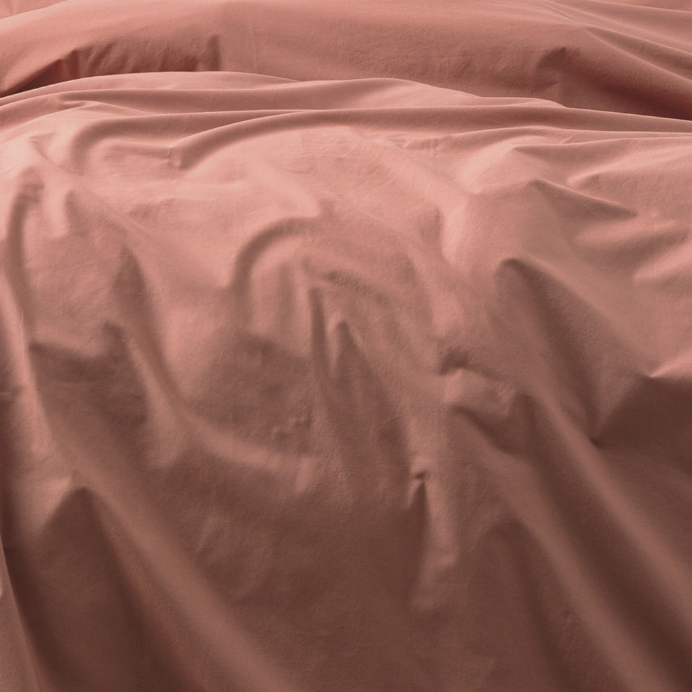 Renee Taylor Helena Queen Bed Vintage Stone Washed Quilt Cover Redwood — image 4