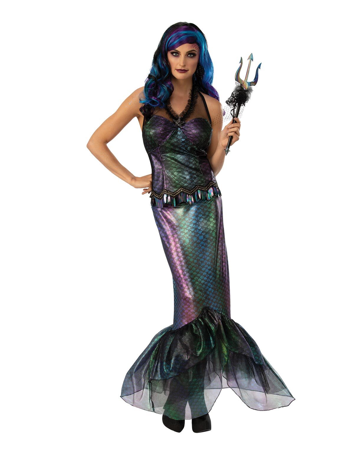 Rubies Queen Neptune Of The Seas Women's Adults/Dress Up Party Costume Size L — image 2