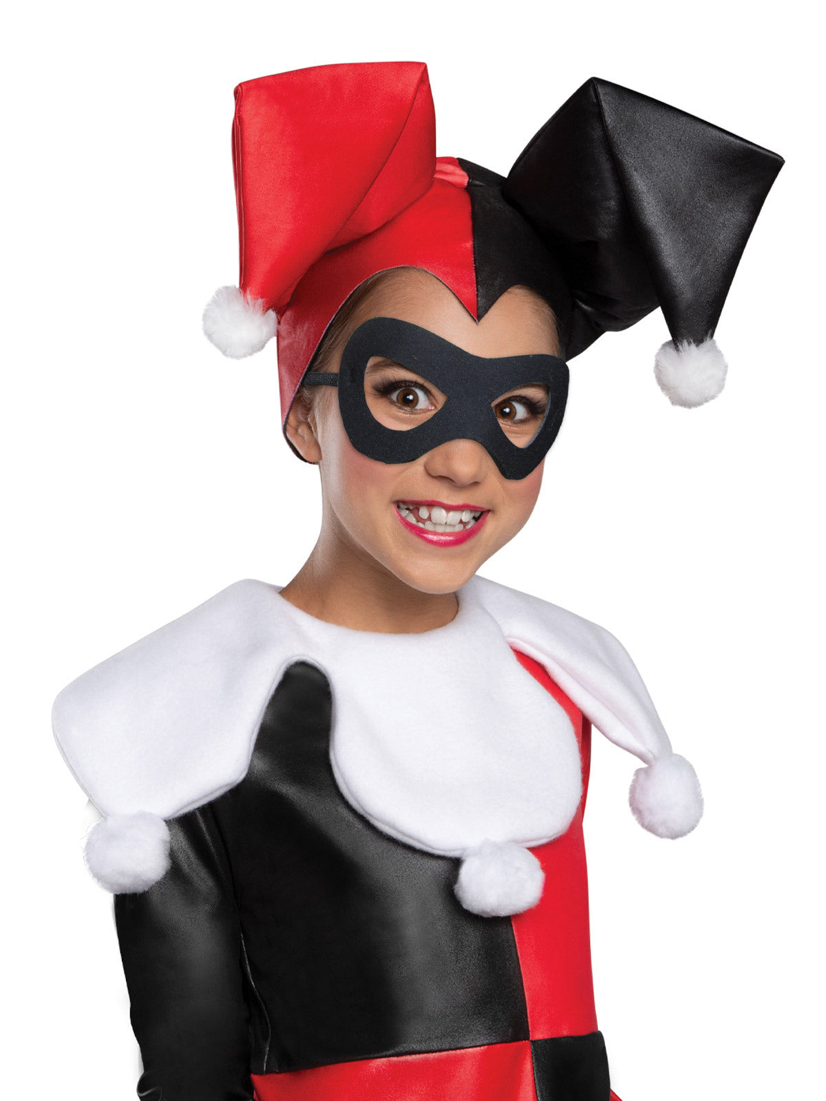 Marvel Dc Comics Harley Quinn Dcshg Kids Jumpsuit Dress Up Halloween Party Costume Size L — image 2