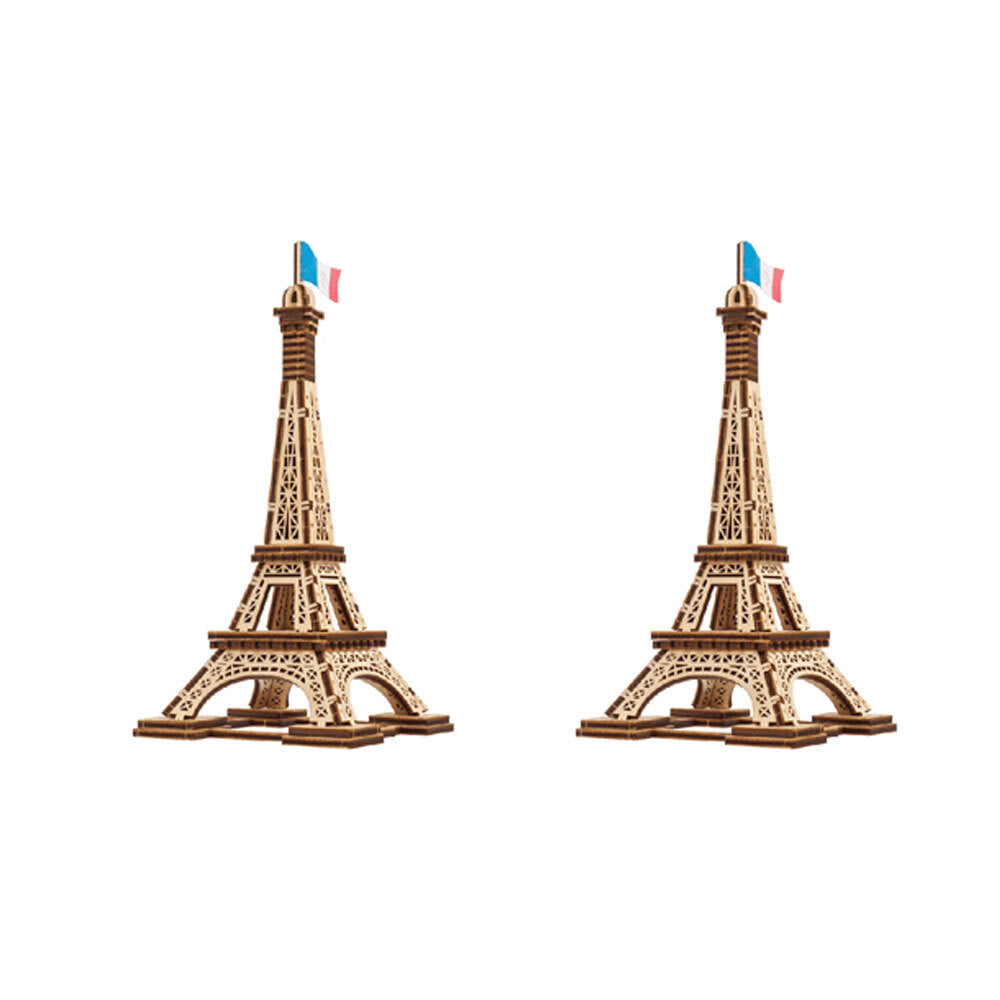Ugears Paris Tower Wooden 3D Puzzle Educational Toy 14y+ (2 Pack)