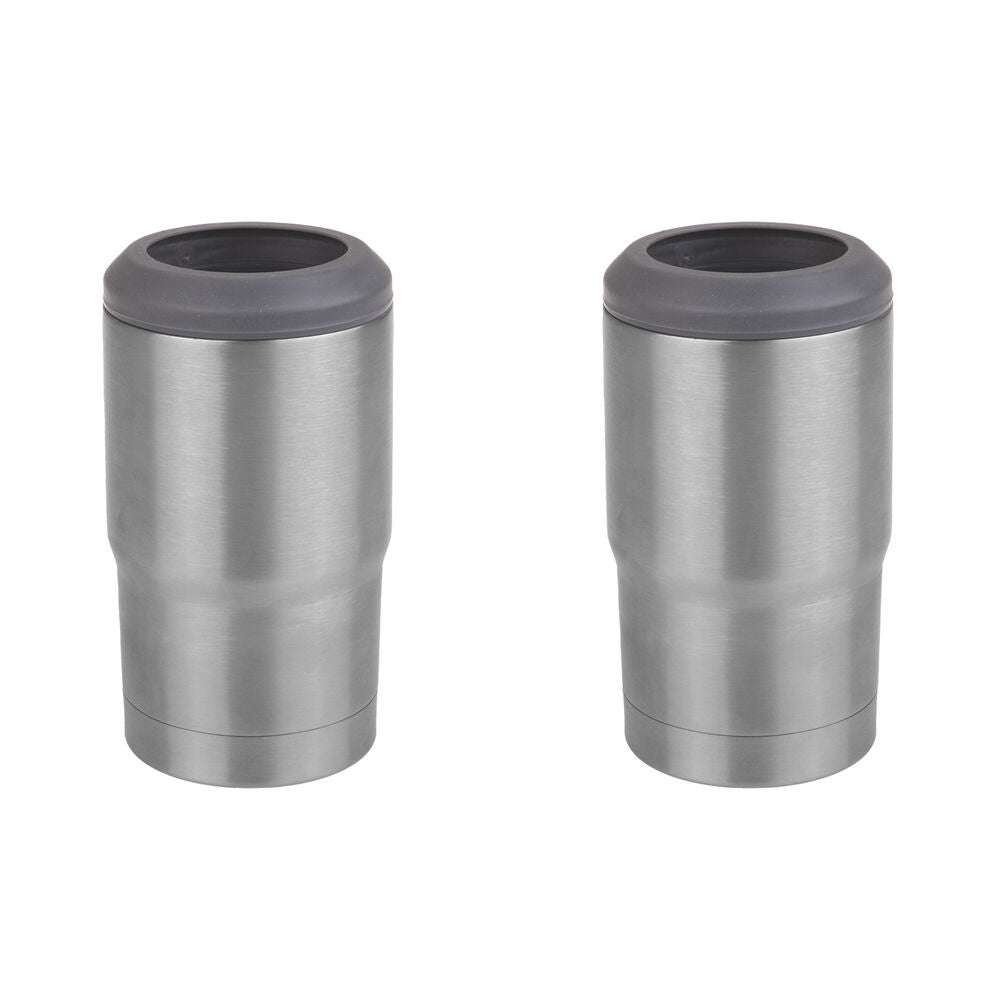 Bartender Stainless Steel Vacuum Insulated Ultimate Beer Cooler Silver (2 Pack)