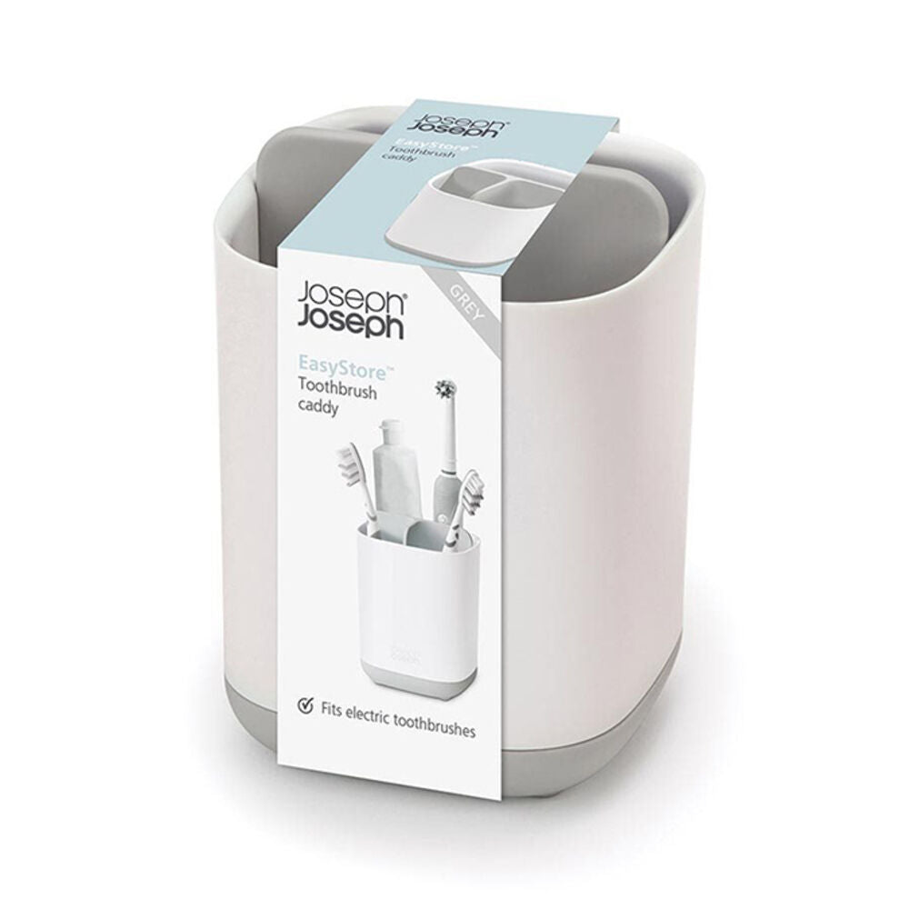 Joseph Joseph EasyStore Paste/Toothbrush Caddy Bathroom Storage Organiser (2 Pack)