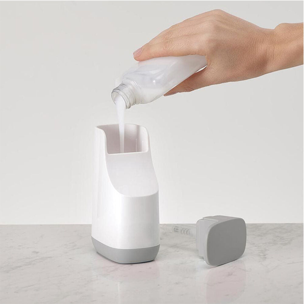 Joseph Joseph Soap Dispenser Slimline Refillable Non-Drip Pump 350ml 2PK