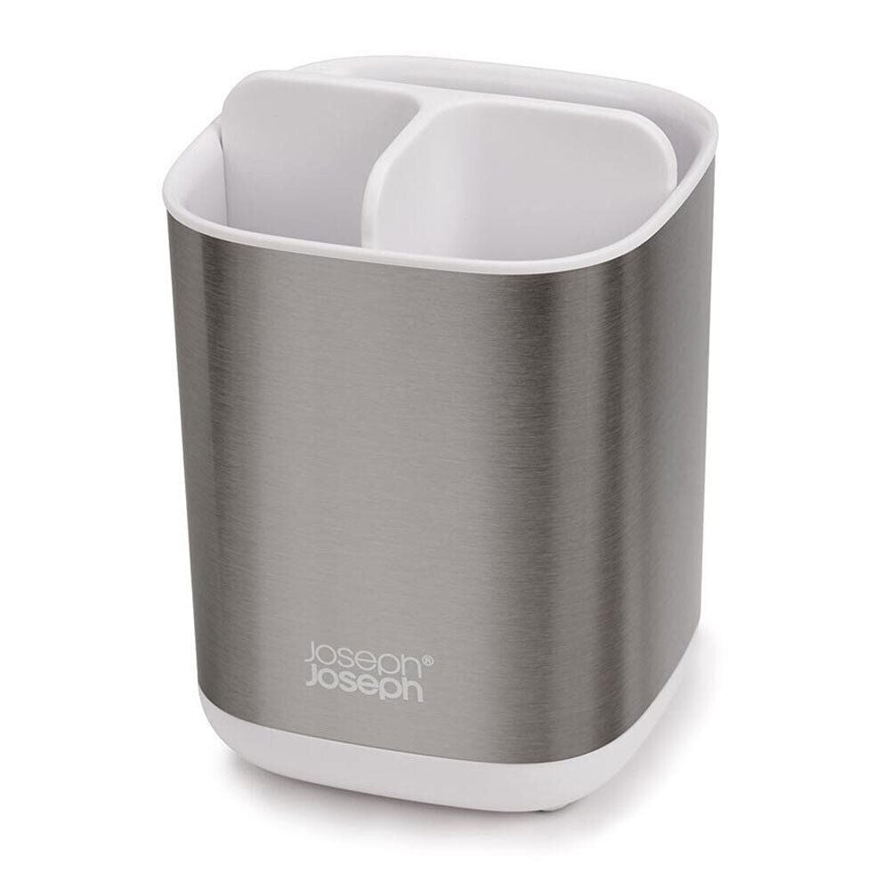 Joseph Joseph EasyStore Steel Toothbrush Caddy - White/Silver (2 Pack) — image 2