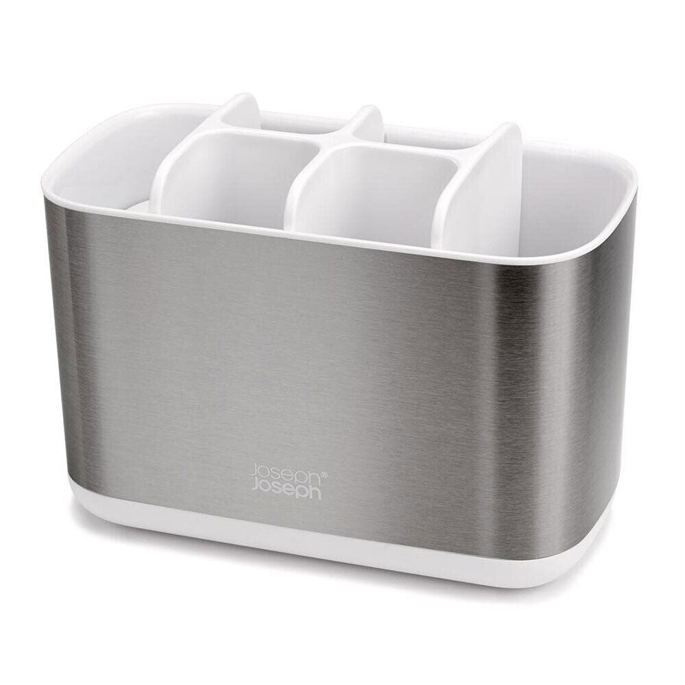 Joseph Joseph EasyStore Steel Toothbrush Caddy Large - White (2 Pack) — image 2
