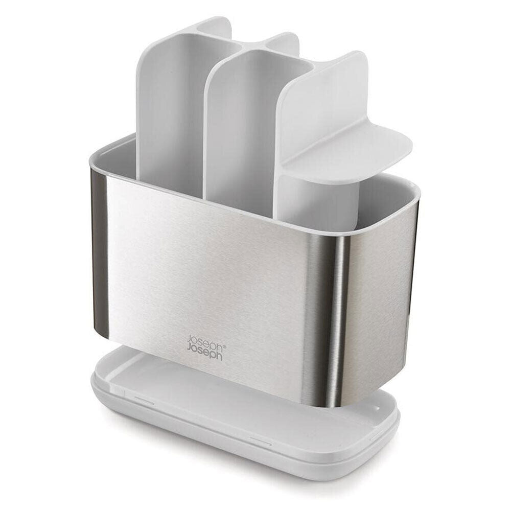 Joseph Joseph EasyStore Steel Toothbrush Caddy Large - White (2 Pack) — image 4