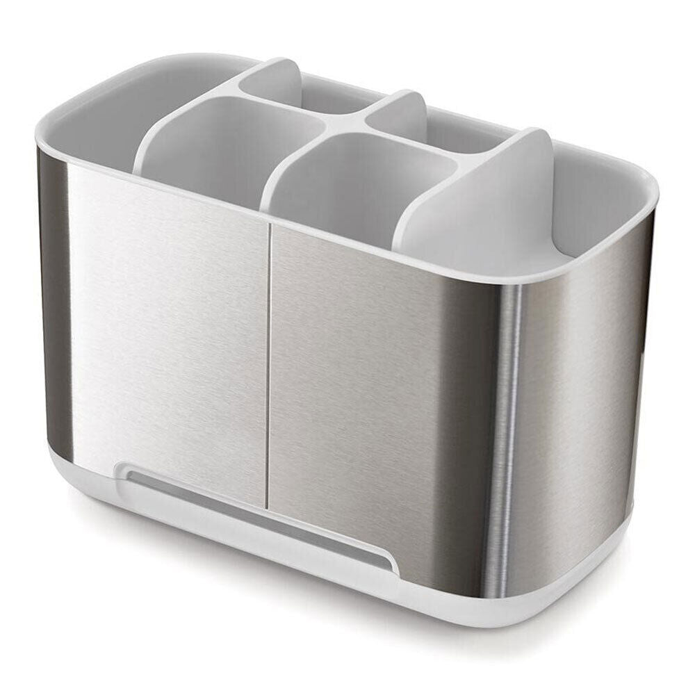 Joseph Joseph EasyStore Steel Toothbrush Caddy Large - White (2 Pack) — image 5