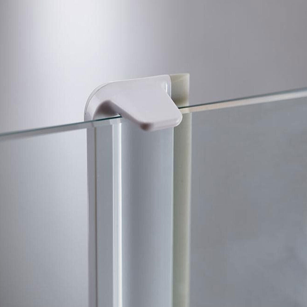 Joseph Joseph EasyStore Compact Shower Squeegee w/ Hanging Hook - Grey/White (2 Pack) — image 4