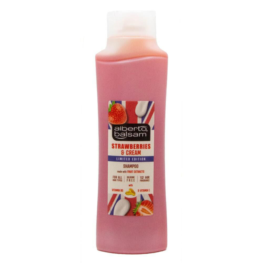 Alberto Balsam Shampoo 350ml Strawberries & Cream Moisturising/Hydrating (12 Pack) — image 2