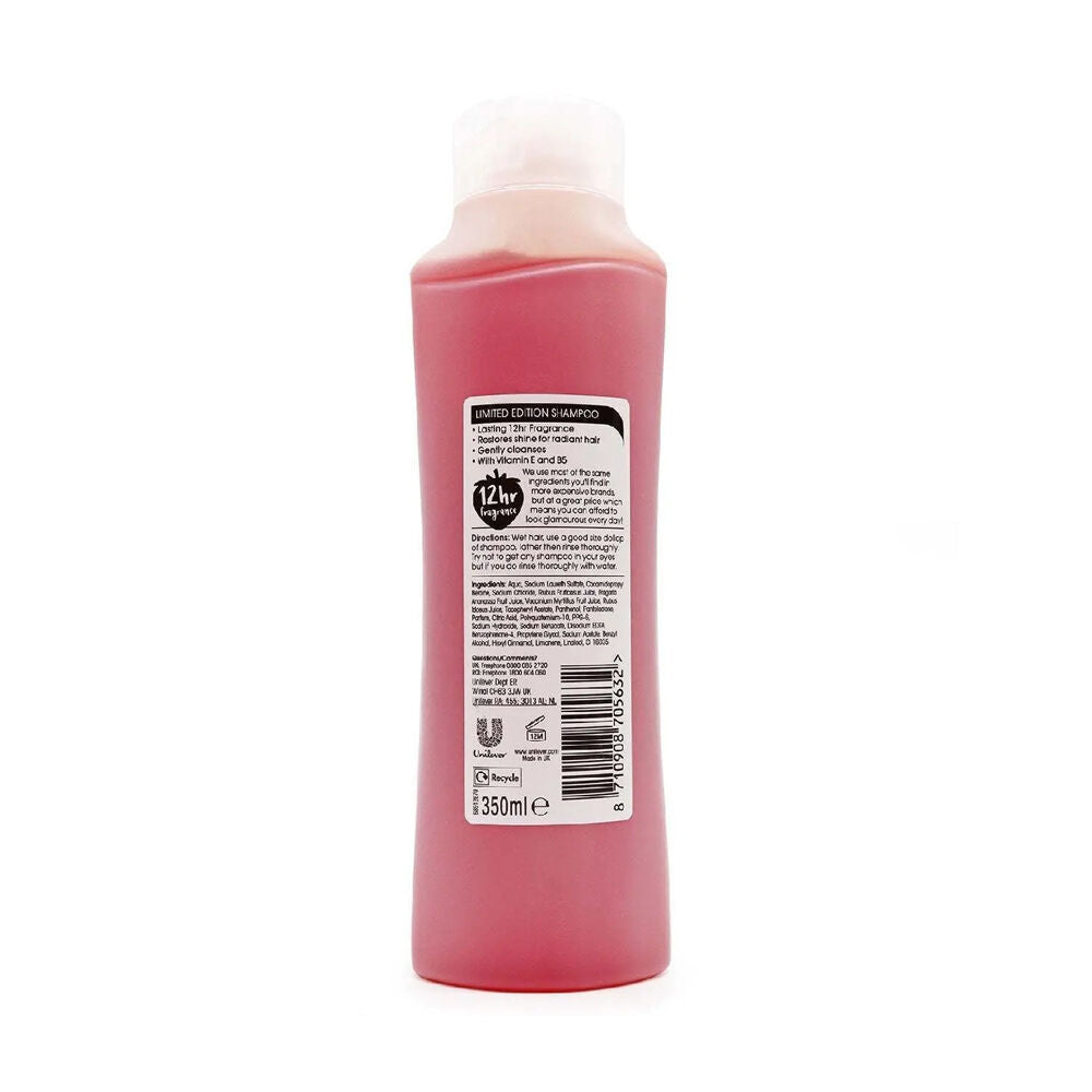 Alberto Balsam Shampoo 350ml Strawberries & Cream Moisturising/Hydrating (12 Pack) — image 3