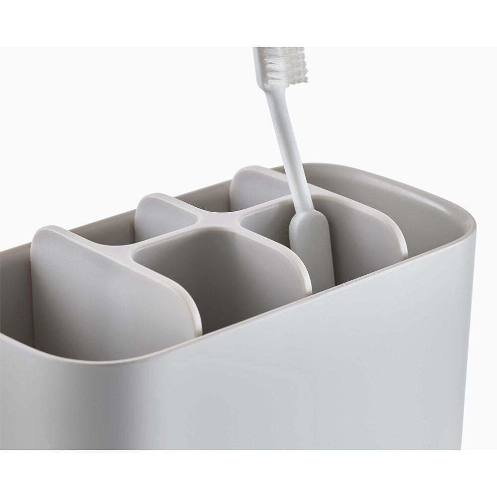 Joseph Joseph EasyStore 17cm Toothbrush Caddy Large - Ecru (2 Pack) — image 4