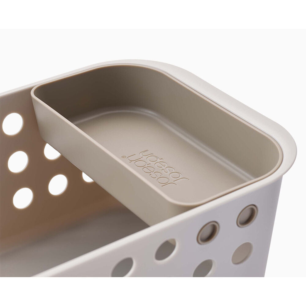 Joseph Joseph EasyStore 28cm Storage Basket Small Bathroom Organiser Ecru (2 Pack) — image 5
