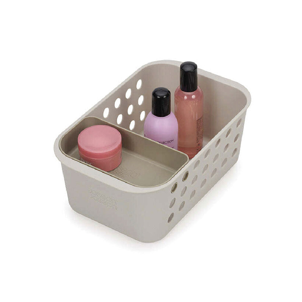 Joseph Joseph EasyStore 28cm Storage Basket Small Bathroom Organiser Ecru (2 Pack) — image 2