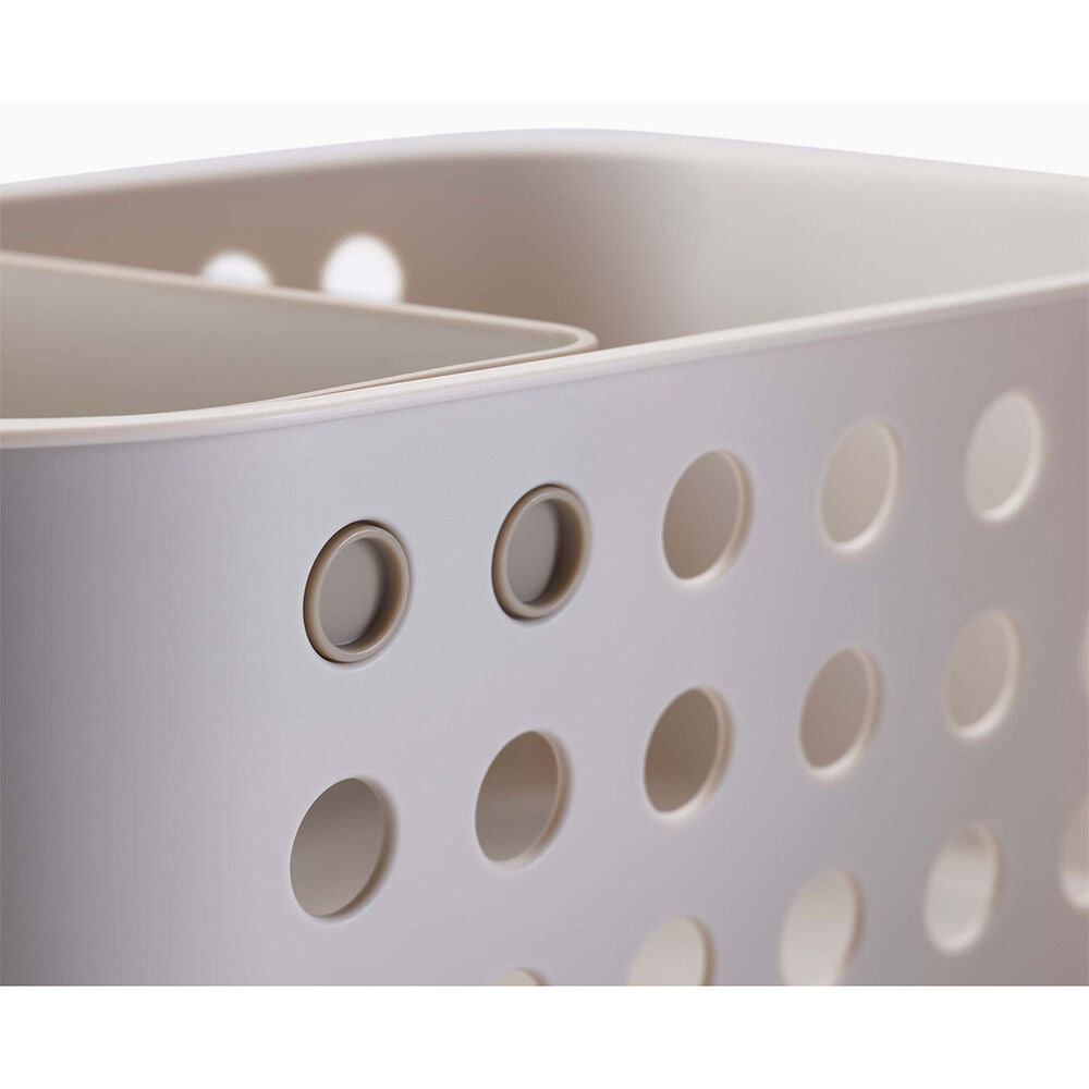Joseph Joseph EasyStore 28cm Storage Basket Small Bathroom Organiser Ecru (2 Pack) — image 6