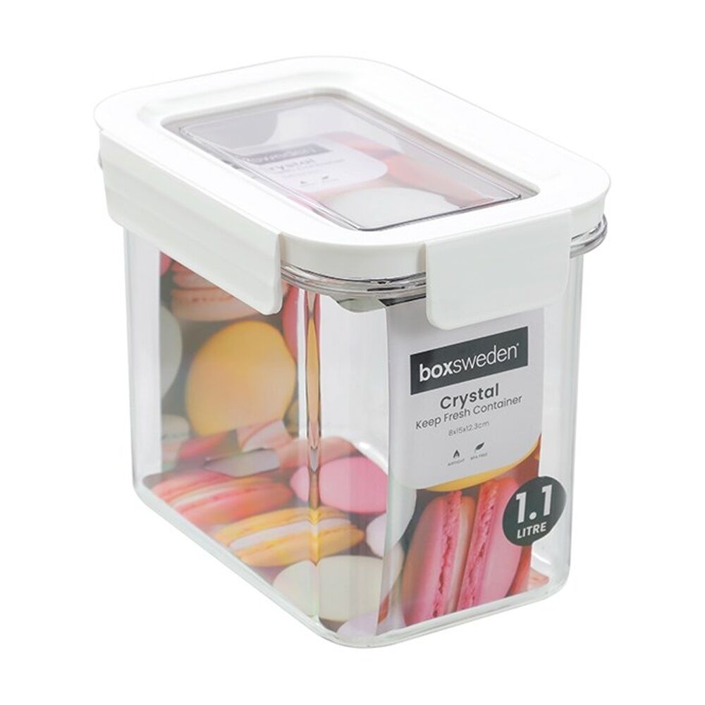 Lemon and Lime Crystal Keep Fresh Container 1.1L Kitchenware Food Safe