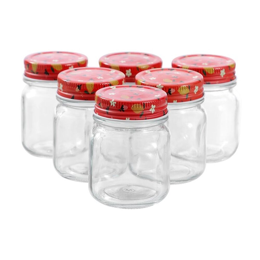Lemon and Lime Roma Sherbert Garden Deco Conserve Jar 180ml Food Safe (6 Pieces) — image 5