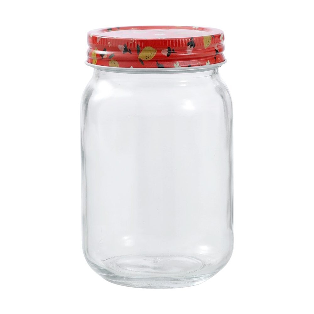 Lemon and Lime 6pc Lemon and Lime Roma Sherbert Garden Deco Conserve Jar 500ml Food Safe (4 Pack) — image 8