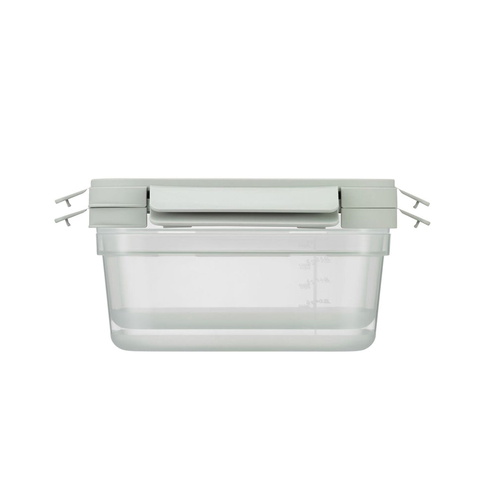 Locknlock 2pc LocknLock Nestopia Rectangular 1.6L/23cm Container Storage Set Clear/GRN (2 Pack) — image 5