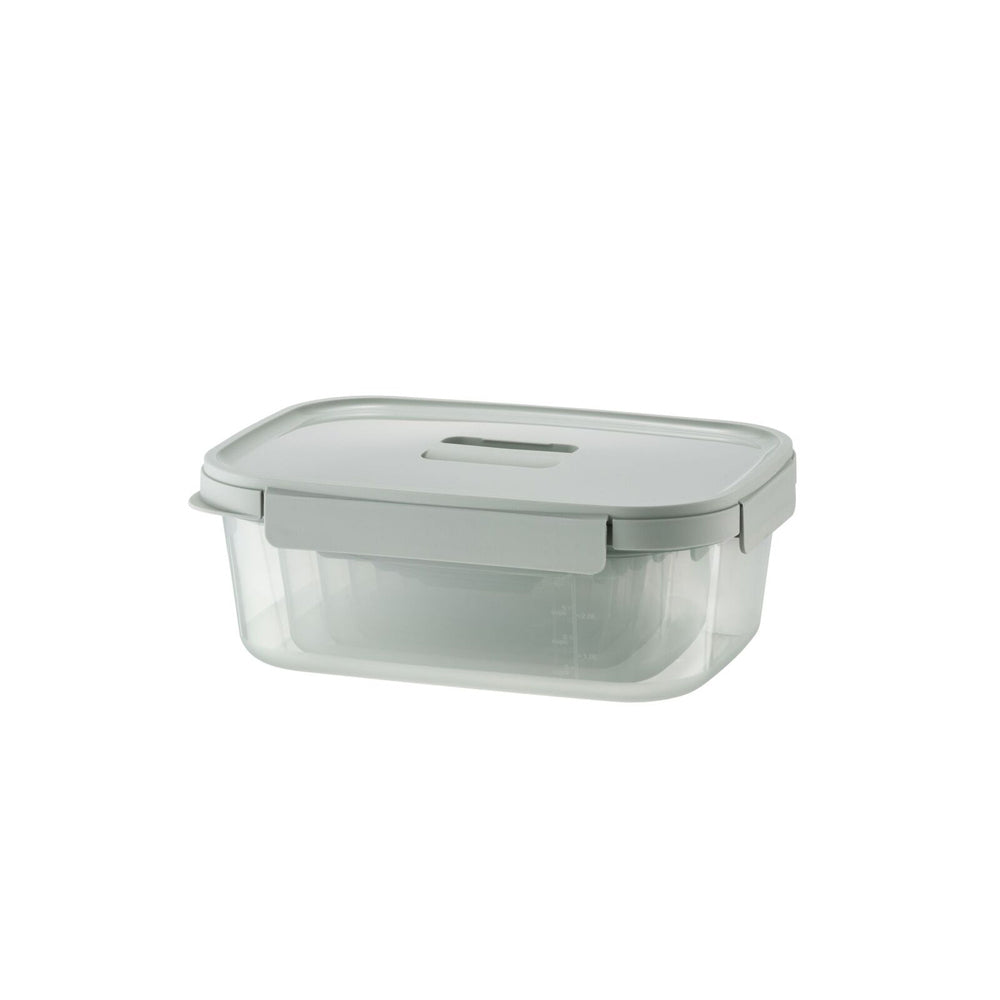 Locknlock 3pc LocknLock Nestopia 500ml/2.7L Rectangular Food Container Set Clear/Green (2 Pack) — image 2