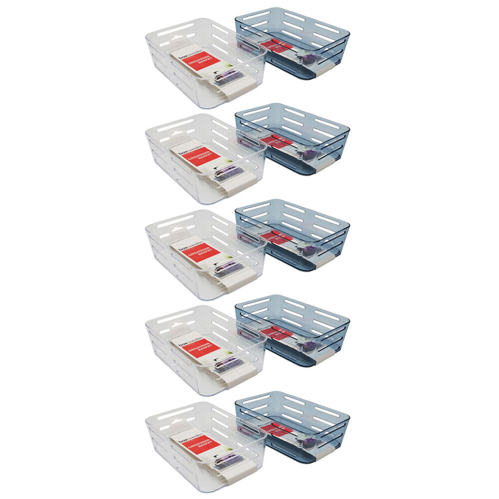 Boxsweden 20cm Bathroom Basket Storage/Bath Home Organiser Holder Assorted (10 Pack)