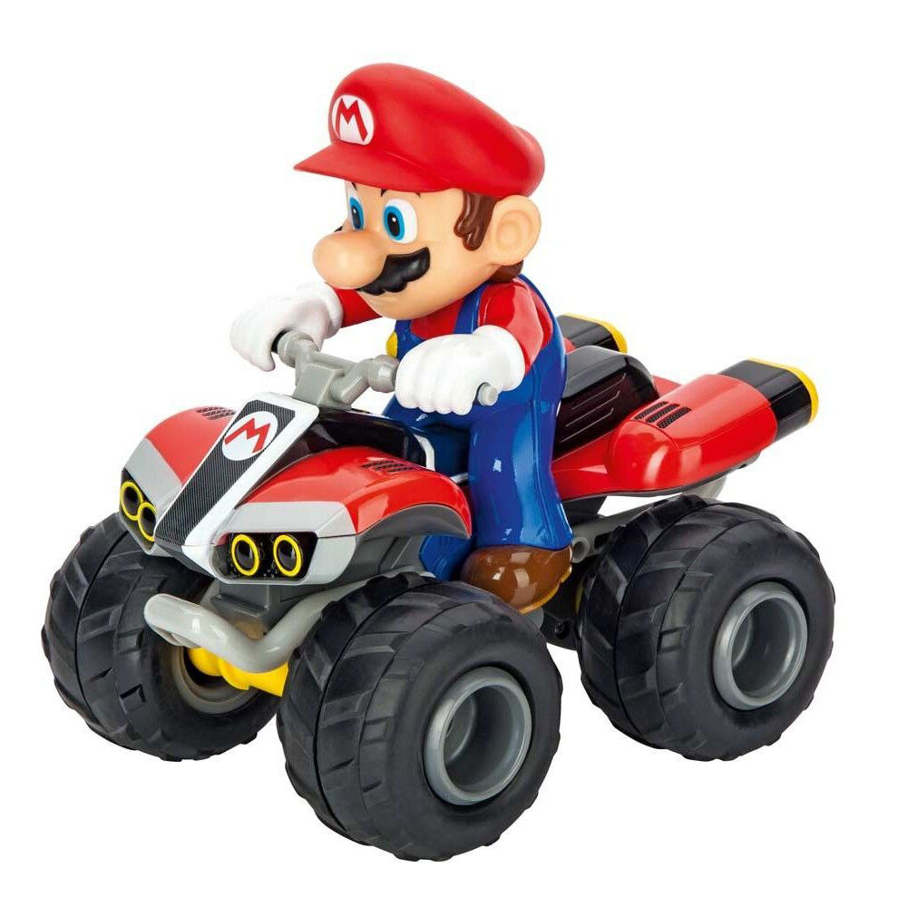 Carrera Mario-Kart 2.4 Ghz Remote Control Quad Bike Licensed Kids Toy 1-40 Scale