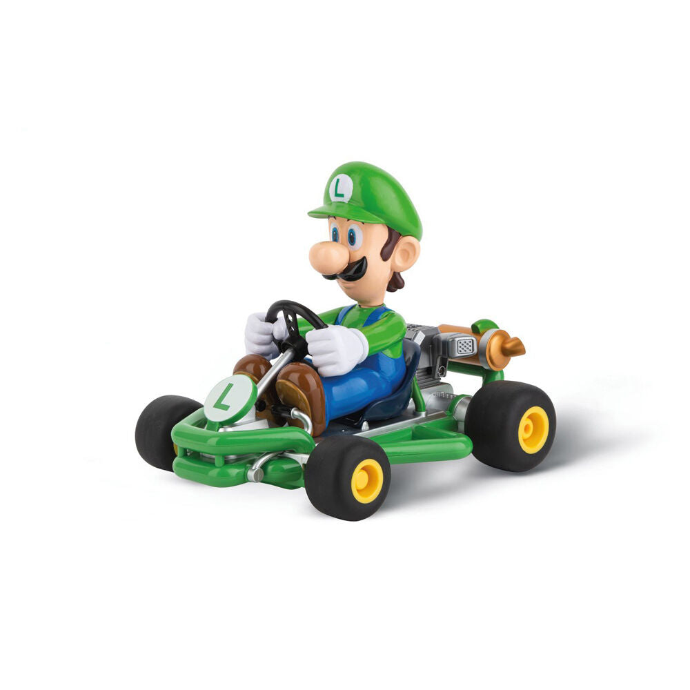 Carrera 1:18 Luigi Mario-Kart Pipe Kart - 2.4 GHz & USB Remote Control Kids Toy — image 2