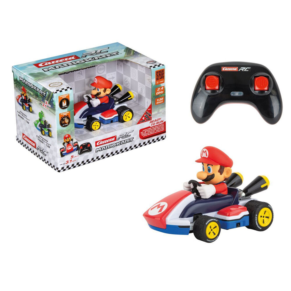Carrera Mario-Kart Race Kart Remote Control Car Rechargeable 1-32 Scale