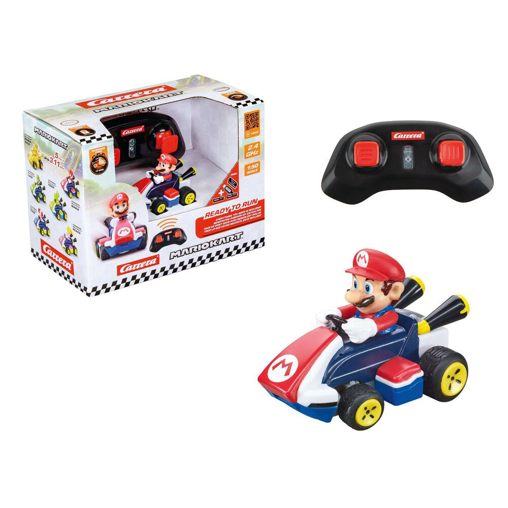 Carrera Mario-Kart Mini RC Remote Control Kids Racing Toy Versatile Play